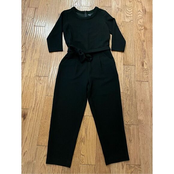Madewell black crepe jumpsuit size 2 - Picture 2 of 10
